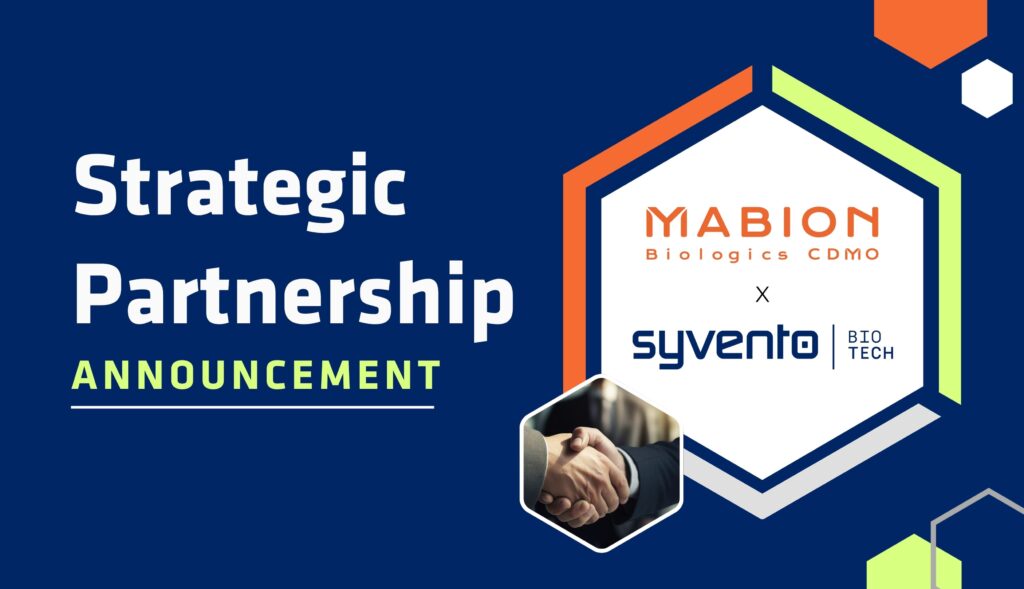 Mabion and SyVento plan to begin cooperation in the field of aseptic fill and finish of drug products